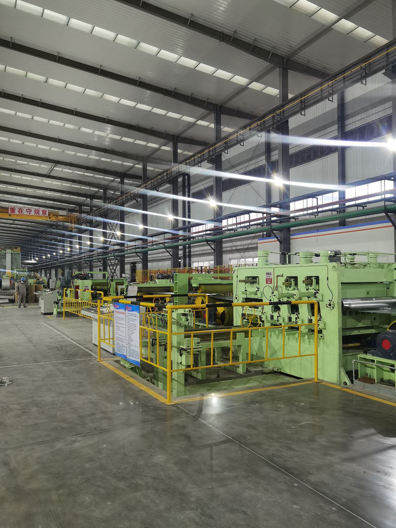 Tin plated steel plate production line